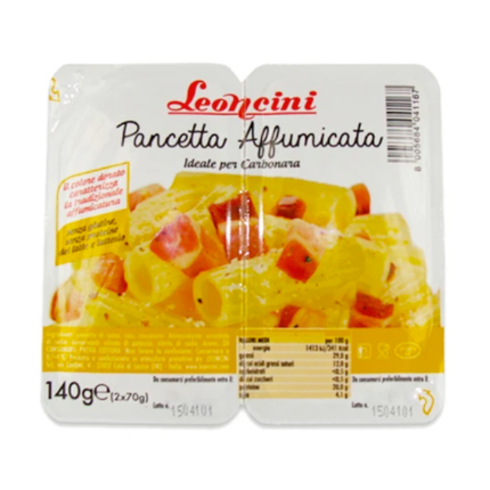 Pancetta Cubetti Affumicata Filiera Leoncini