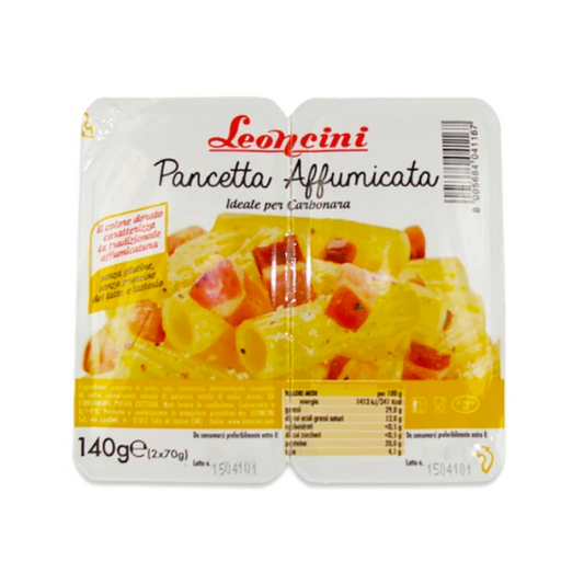 Cubos de pancetta defumada ou doce 2 de 70gr total 140gr