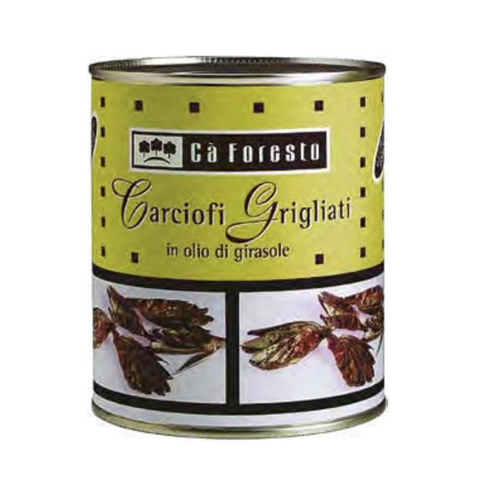 CARCIOFI GRIGLIATI in olio di girasole 800g